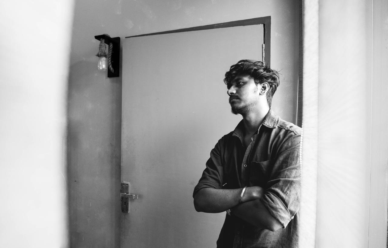 A monochrome portrait